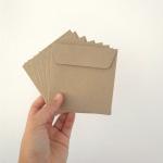 set of 50 recycle kraft pap..
