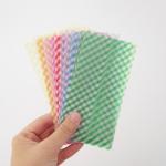 Set of 12 stripe pastel gla..