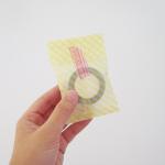 Set of 12 stripe pastel gla..
