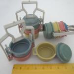 set of 3 plastic vintage fo..