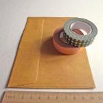 25 Kraft envelopes 11cmX15c..