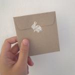 20 map bunny label seal sti..